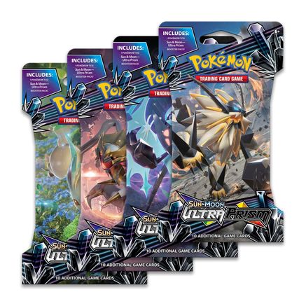 Pokemon Ultra Prism Sleeved Booster Pack Art Bundle [Set of 4]