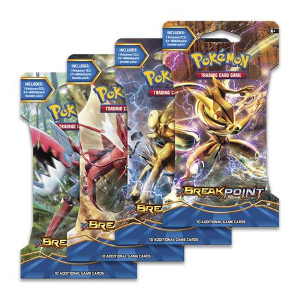 Pokemon BREAKpoint Sleeved Booster Pack Art Bundle [Set of 4]