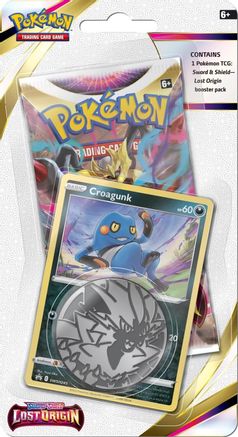 Pokemon Lost Origin Single Pack Blister [Croagunk]