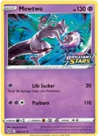 Mewtwo - 056/172 (Brilliant Stars Stamped) (56) [Miscellaneous Cards & Products] Holofoil