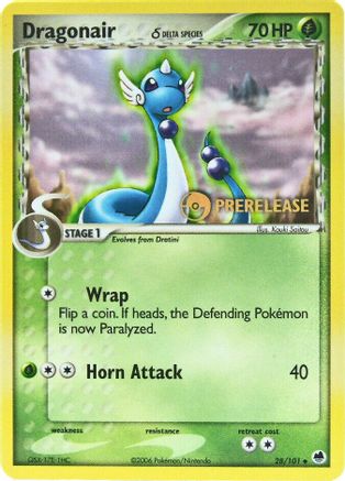 Dragonair (Delta Species) - 28/101 (Prerelease) (28) [Nintendo Promos]