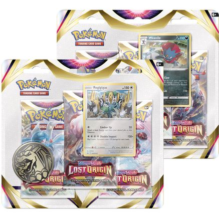 Pokemon Lost Origin 3 Pack Blister [Set of 2]