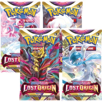 Pokemon Lost Origin Booster Pack Art Bundle [Set of 4]