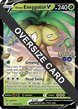 Alolan Exeggutor V - SWSH225 (SWSH225) [Jumbo Cards] Holofoil