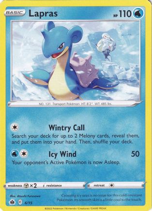 Lapras - 6/15 (6) [McDonald's Promos 2022]