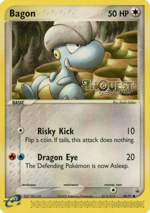 Bagon - 50/97 (InQuest Gamer) (50) [Nintendo Promos]
