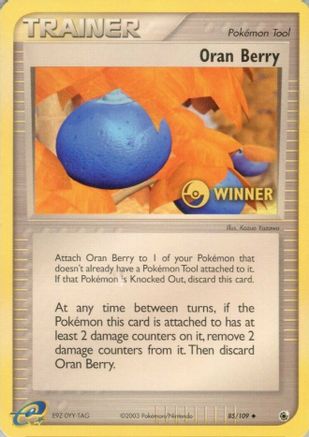 Oran Berry - 85/109 [Winner] (85) [League & Championship Cards]