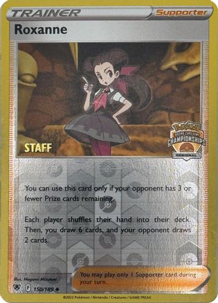 Roxanne - 150/189 (Regional Championships) [Staff] (150) [League & Championship Cards] Reverse Holofoil