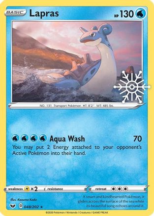 Lapras - 048/202 (Holiday Calendar) (48) [Miscellaneous Cards & Products] Holofoil