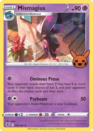 Mismagius (59) [Trick or Trade BOOster Bundle] Holofoil