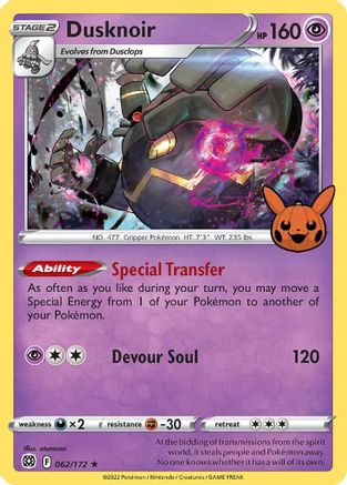 Dusknoir (62) [Trick or Trade BOOster Bundle] Holofoil