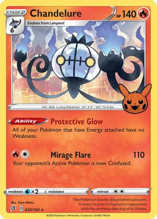 Chandelure (33) [Trick or Trade BOOster Bundle] Holofoil