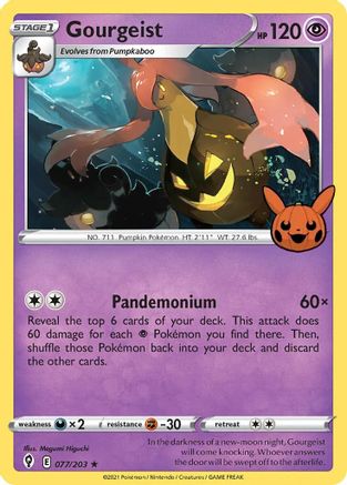 Gourgeist (77) [Trick or Trade BOOster Bundle] Holofoil
