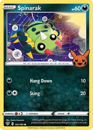 Spinarak (102) [Trick or Trade BOOster Bundle]