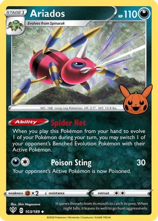 Ariados (103) [Trick or Trade BOOster Bundle]