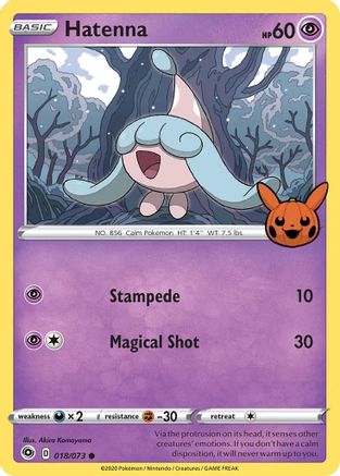 Hatenna (18) [Trick or Trade BOOster Bundle]