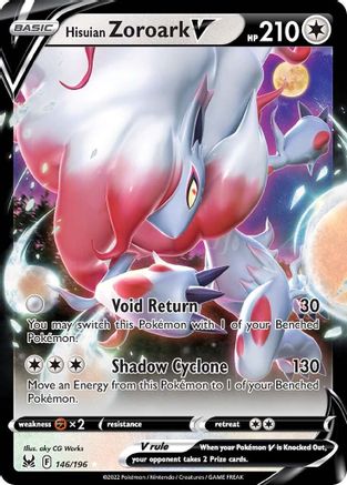 Hisuian Zoroark V (146) [SWSH11: Lost Origin] Holofoil