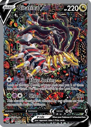 Giratina V (Alternate Full Art) (186) [SWSH11: Lost Origin] Holofoil