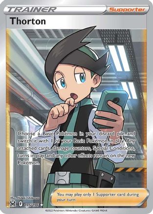 Thorton (Full Art) (195) [SWSH11: Lost Origin] Holofoil