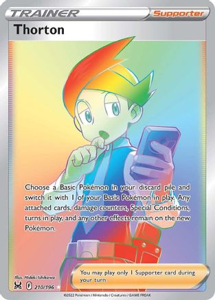 Thorton (Secret) (210) [SWSH11: Lost Origin] Holofoil