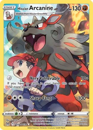 Hisuian Arcanine (TG08) [SWSH11: Lost Origin Trainer Gallery] Holofoil