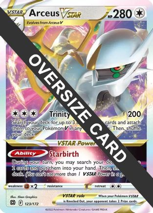 Arceus VSTAR - 123/172 (123) [Jumbo Cards] Holofoil