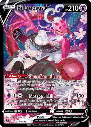 Enamorus V (TG18) [SWSH11: Lost Origin Trainer Gallery] Holofoil