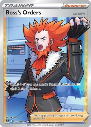 Boss's Orders (TG24) [SWSH11: Lost Origin Trainer Gallery] Holofoil