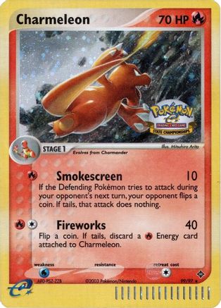 Charmeleon - 99/97 (State Championship) (99) [League & Championship Cards] Holofoil