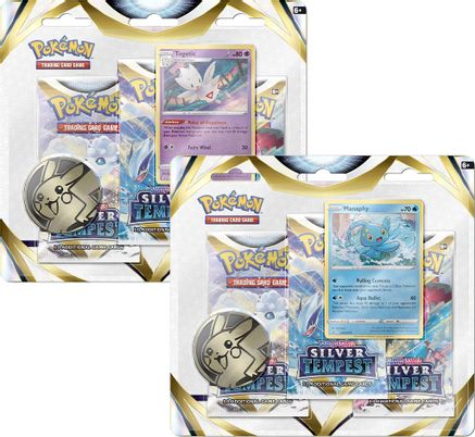 Pokemon Silver Tempest 3 Pack Blister [Set of 2]