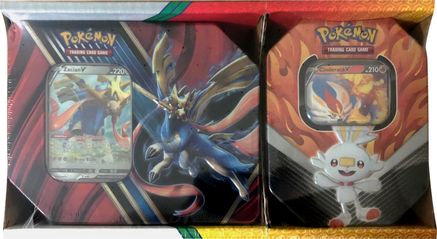 Pokemon Legends of Galar Tin + Galar Partners Tin 2-pack [Zacian V/Cinderace V] (Retail Exclusive)