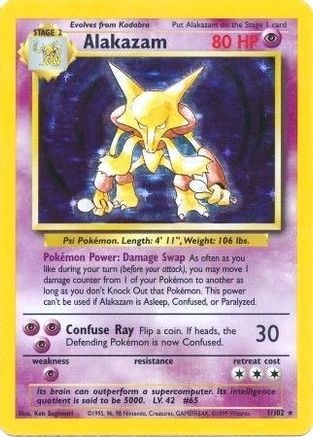 Alakazam (1) [Base Set] Holofoil