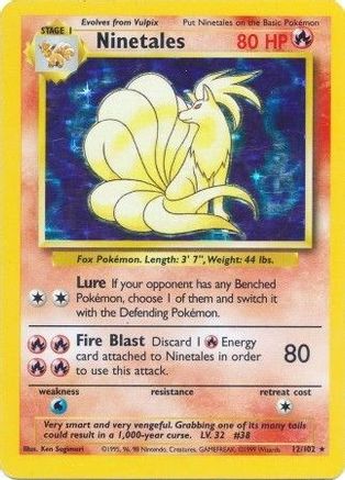 Ninetales (12) [Base Set] Holofoil