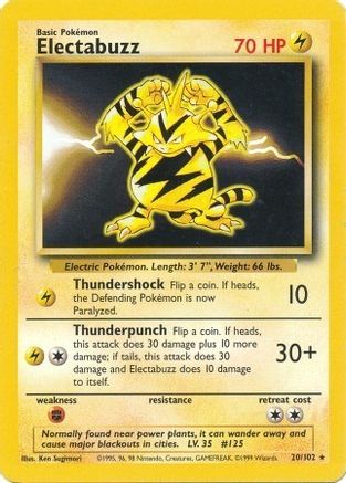 Electabuzz (20) [Base Set]
