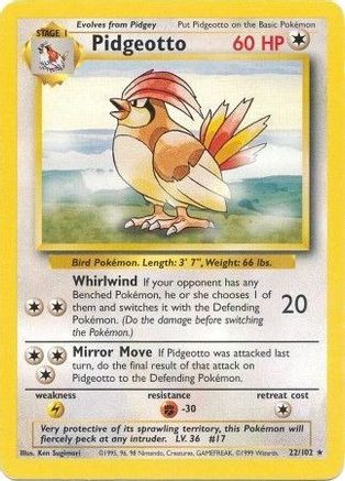 Pidgeotto (22) [Base Set]
