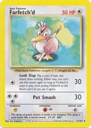 Farfetch'd (27) [Base Set]