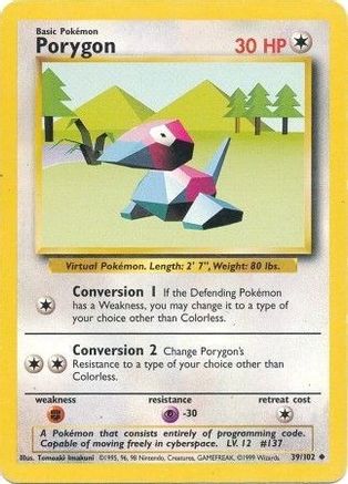 Porygon (39) [Base Set]