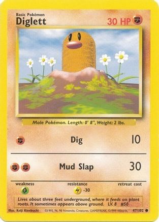 Diglett (47) [Base Set]