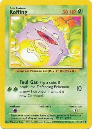 Koffing (51) [Base Set]