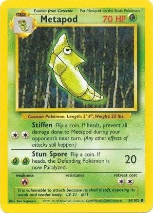 Metapod (54) [Base Set]