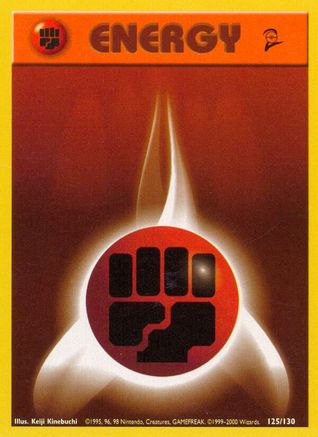 Fighting Energy (125) [Base Set 2]