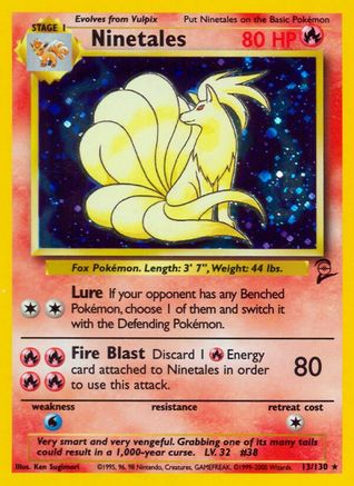 Ninetales (13) [Base Set 2] Holofoil