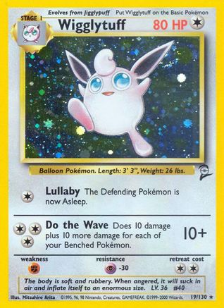 Wigglytuff (19) [Base Set 2] Holofoil