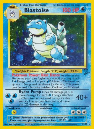 Blastoise (2) [Base Set 2] Holofoil