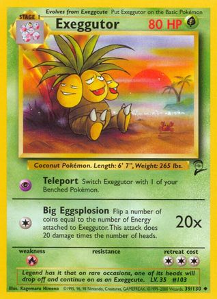 Exeggutor (39) [Base Set 2]