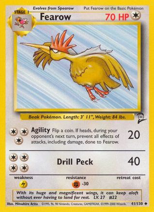 Fearow (41) [Base Set 2]
