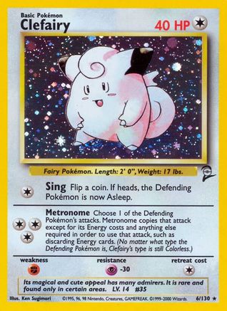 Clefairy (6) [Base Set 2] Holofoil