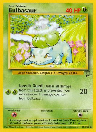 Bulbasaur (67) [Base Set 2]