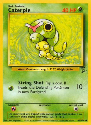 Caterpie (68) [Base Set 2]
