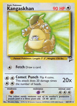 Kangaskhan (26) [Base Set 2]